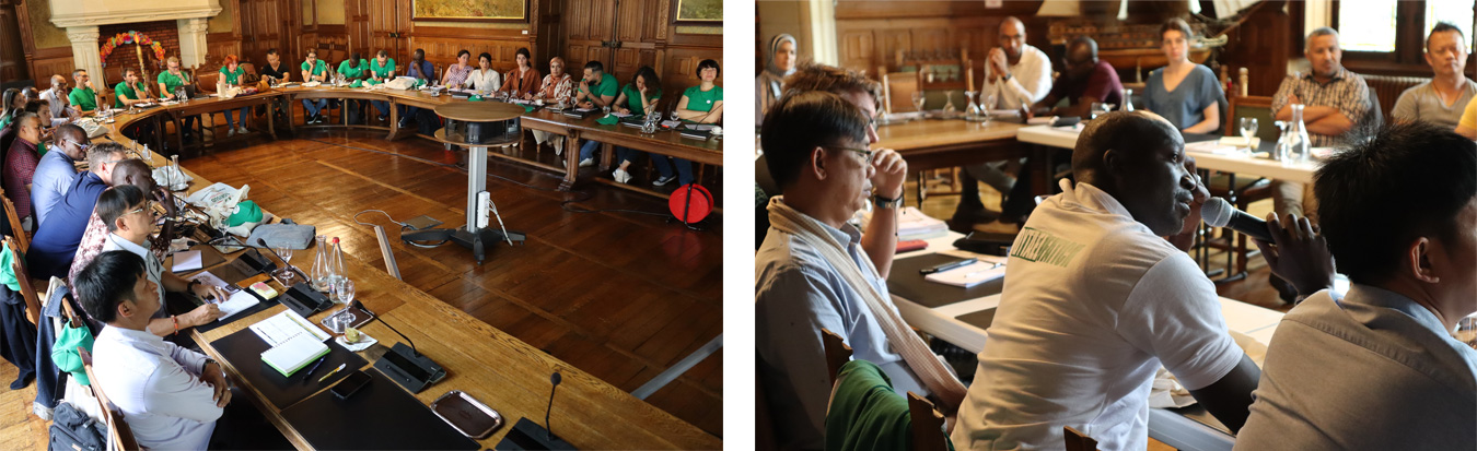 Images des ateliers pendant le séminaire d'Agrisud International à Libourne en 2024